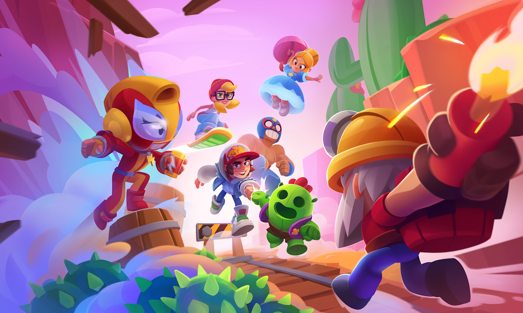 Brawl Stars in Subway Surfers... or is it the other way around?!